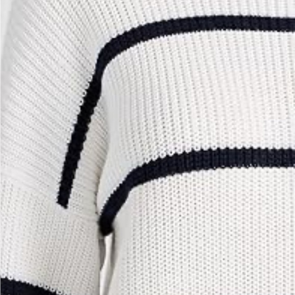 Splendid Parker Drop-Shoulder Stripe Loose Fit Casual Crewneck Sweater Size XS - Picture 6 of 13